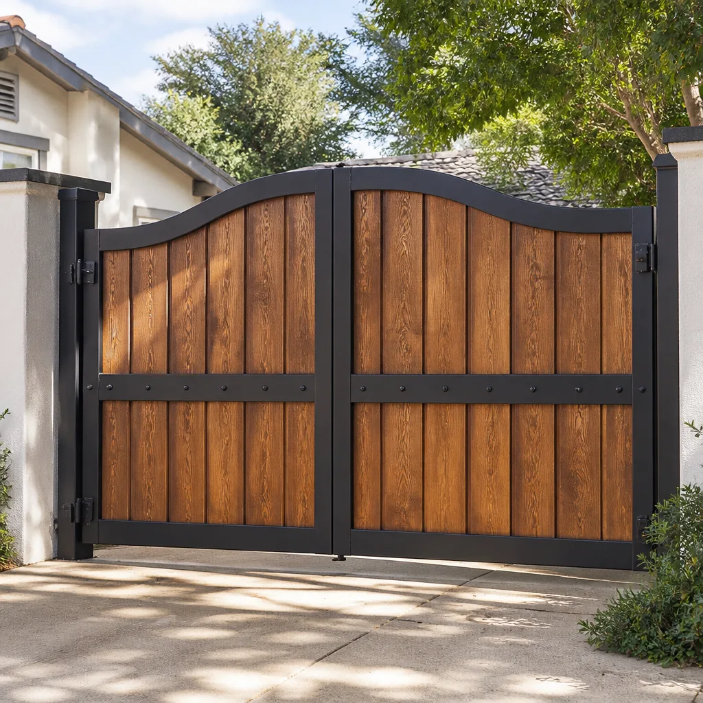 Wood & steel frame