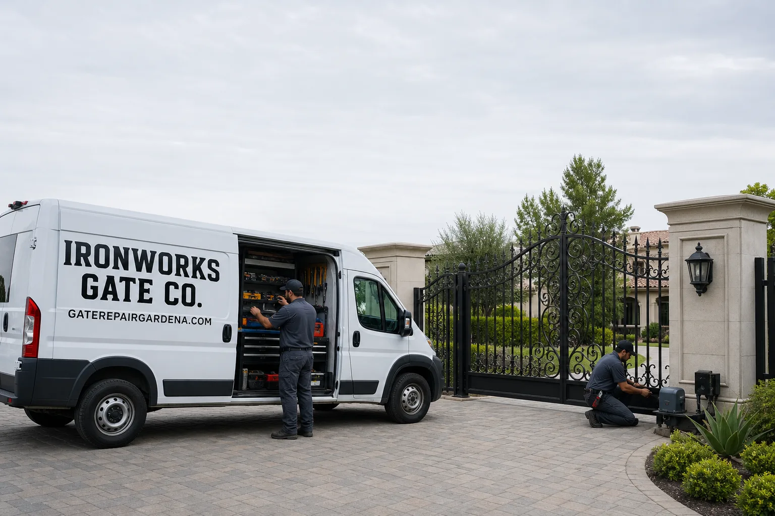 Gate Access Control in Gardena, CA | Ironworks Gate Co.